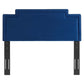 Modway Transfix Performance Velvet California Headboard in Navy King (U.S. Standard) MDY-MOD-6576-NAV