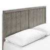 Alana Wood Full Platform Bed With Angular Frame by Modway| Gray