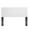 Mercy Chevron Tufted Performance Velvet Full/Queen Headboard  - No Shipping Charges