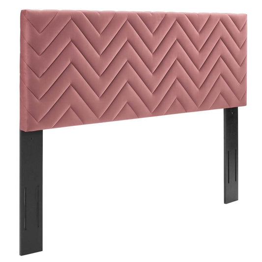 Modway Mercy Chevron Tufted Performance Velvet King/California King Headboard |No Shipping Charges