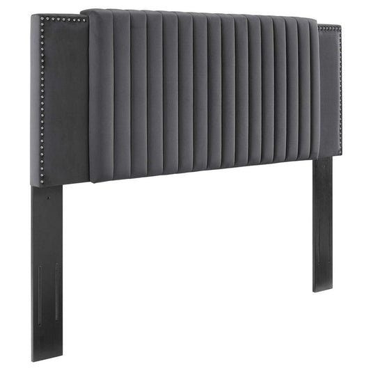 Modway Felicity Channel Tufted Performance Velvet Twin Headboard |No Shipping Charges
