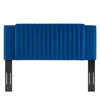 Felicity Channel Tufted Performance Velvet Twin Headboard  - No Shipping Charges