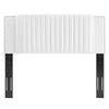 Felicity Channel Tufted Performance Velvet Full/Queen Headboard by Modway| White