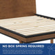 Dylan Queen Platform Bed by Modway| Brown