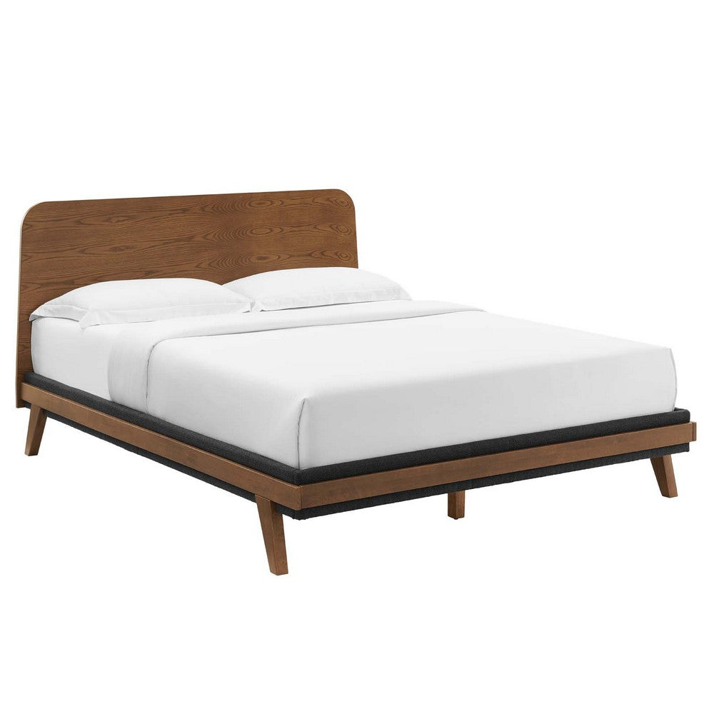 Dylan Queen Platform Bed by Modway| Brown