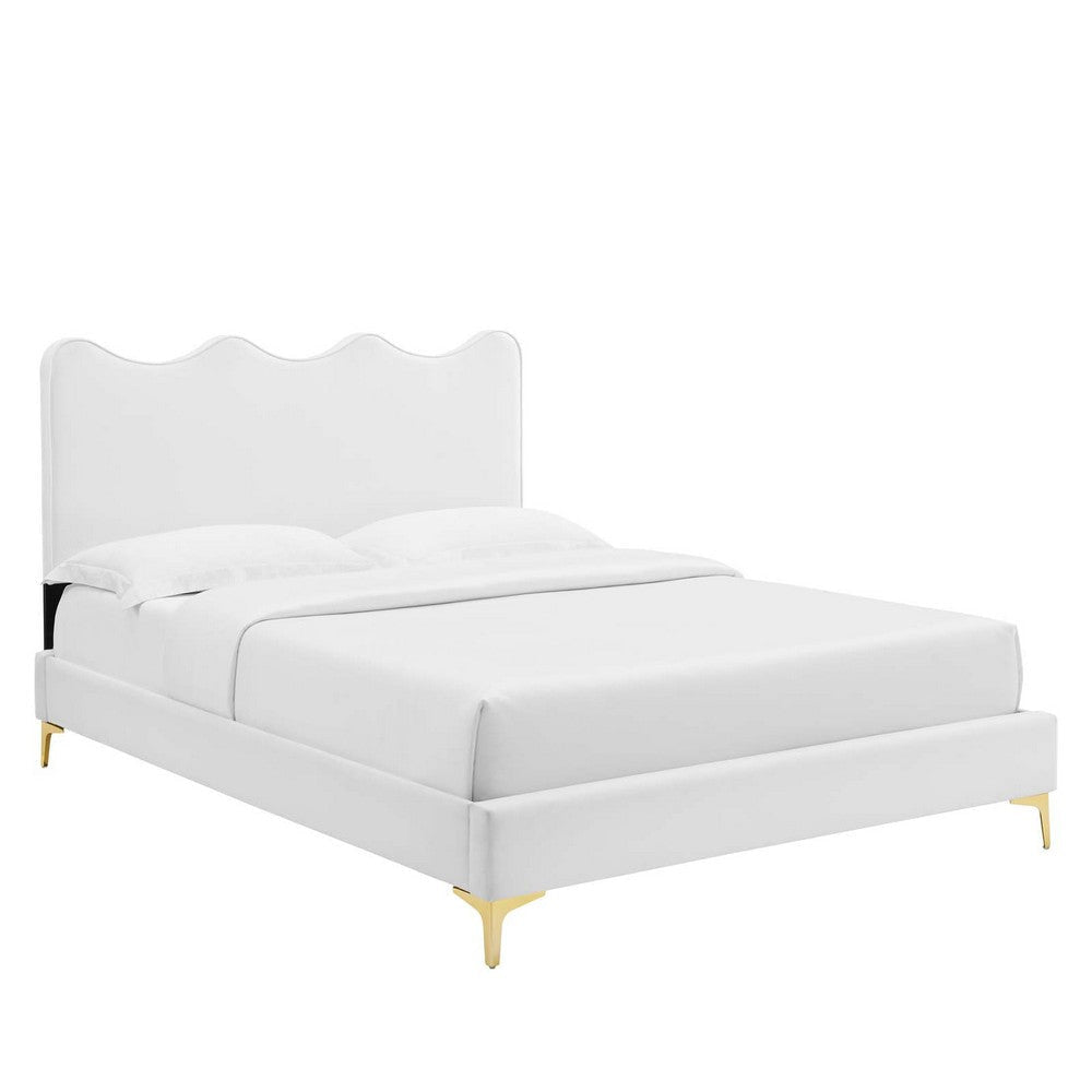 Modway Current Platform, Full, White