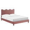 Modway Current Platform, Full, Dusty Rose