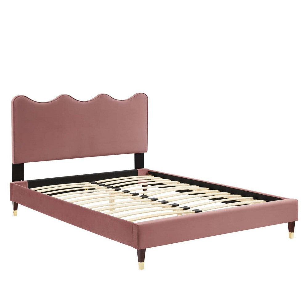 Modway Current Platform Full Dusty Rose MDY-MOD-6731-DUS