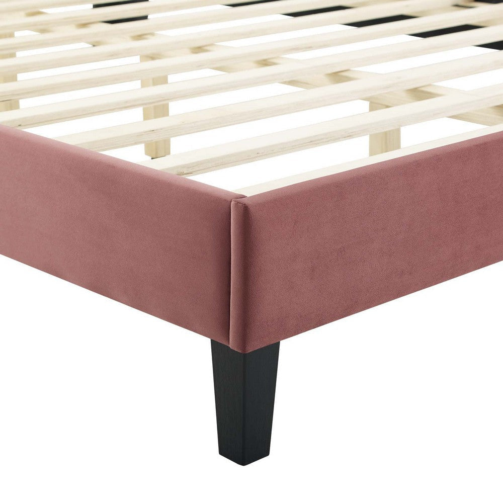 Modway Juniper Platform Twin Dusty Rose MDY-MOD-6744-DUS