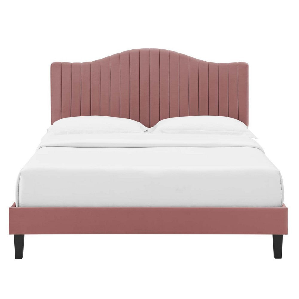 Modway Juniper Platform Twin Dusty Rose MDY-MOD-6744-DUS