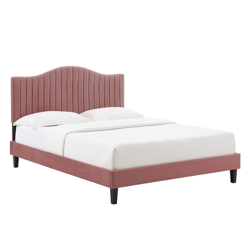 Modway Juniper Platform, Twin, Dusty Rose