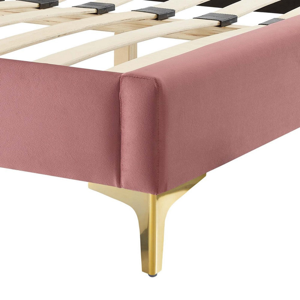 Modway Novi Platform Twin Dusty Rose MDY-MOD-6788-DUS