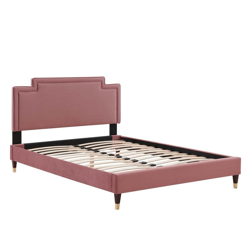 Modway Liva Platform Twin Dusty Rose MDY-MOD-6796-DUS