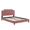 Modway Liva Platform Twin Dusty Rose MDY-MOD-6796-DUS