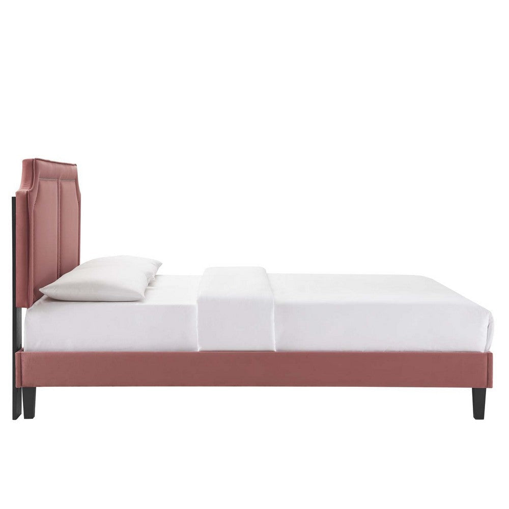 Modway Novi Platform Twin Dusty Rose MDY-MOD-6798-DUS