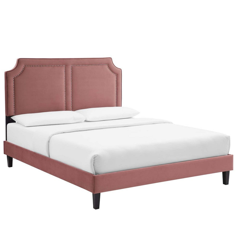 Modway Novi Platform, Twin, Dusty Rose