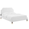 Sienna Performance Velvet Twin Platform Bed  - No Shipping Charges