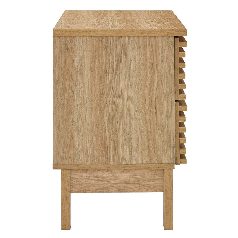 Render Two-Drawer Nightstand  - No Shipping Charges