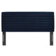 Tranquil Channel Tufted King/California King Headboard  by Modway| Blue