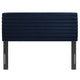 Tranquil Channel Tufted King/California King Headboard  by Modway| Blue