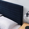 Tranquil Channel Tufted King/California King Headboard  by Modway| Blue