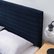 Tranquil Channel Tufted King/California King Headboard  by Modway| Blue