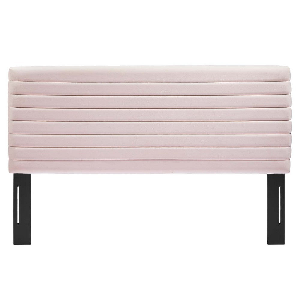 Tranquil Channel Tufted King/California King Headboard  by Modway| Red