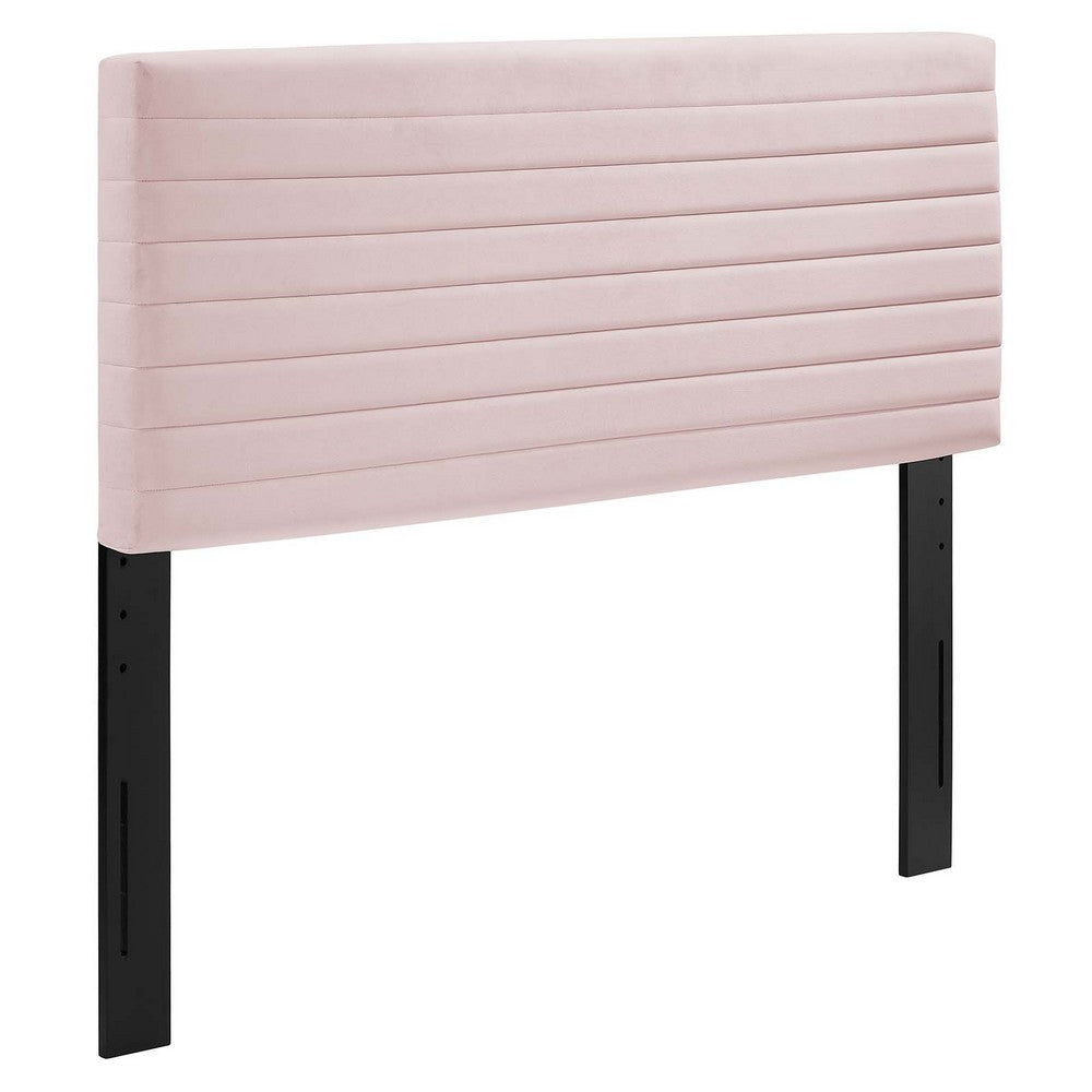 Tranquil Channel Tufted King/California King Headboard  by Modway| Red