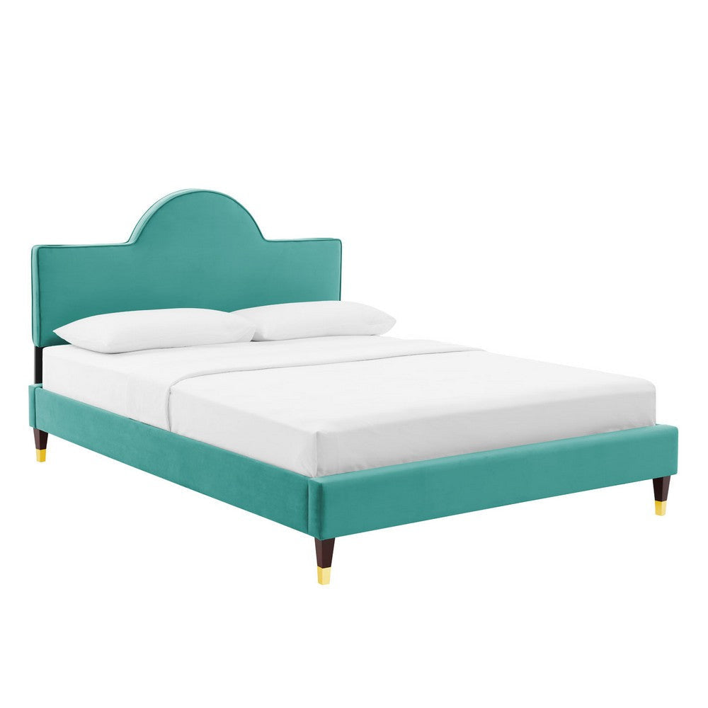 Modway Aurora Platform, Full, Teal