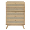 Soma 5-Drawer Chest by Modway| Brown