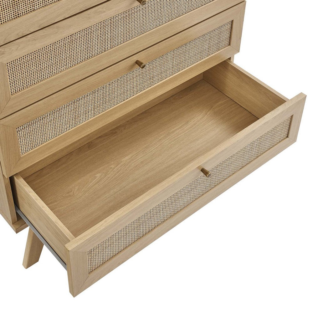 Soma 5-Drawer Chest by Modway| Brown