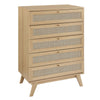 Soma 5-Drawer Chest by Modway| Brown