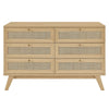 Soma 6-Drawer Dresser by Modway| Brown