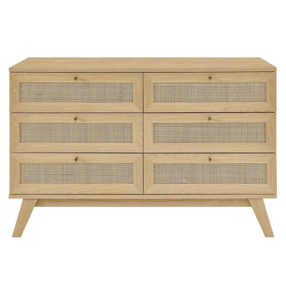 Soma 6-Drawer Dresser by Modway| Brown