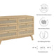 Soma 6-Drawer Dresser by Modway| Brown