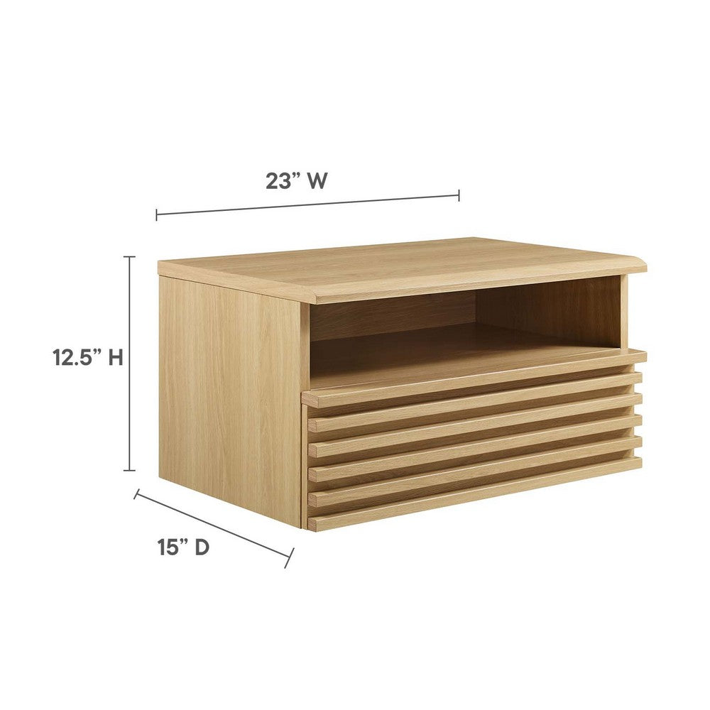 Render Wall-Mount Nightstand - No Shipping Charges
