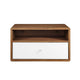 Transmit Wall Mount Nightstand by Modway| White