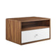 Transmit Wall Mount Nightstand by Modway| White