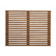 Modway Render Mid-Century Modern Wall-Mount Twin Headboard in Walnut MDY-MOD-7061-WAL