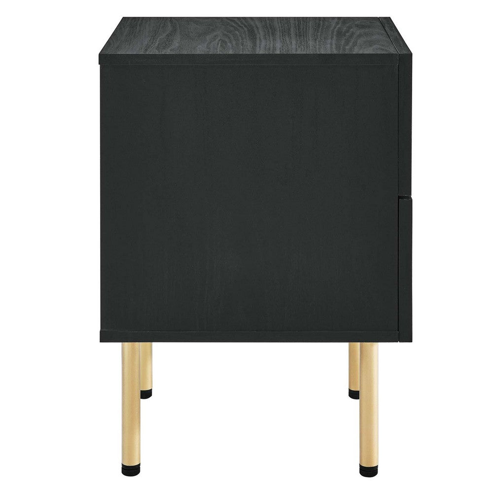 Chaucer 2-Drawer Nightstand by Modway| Black