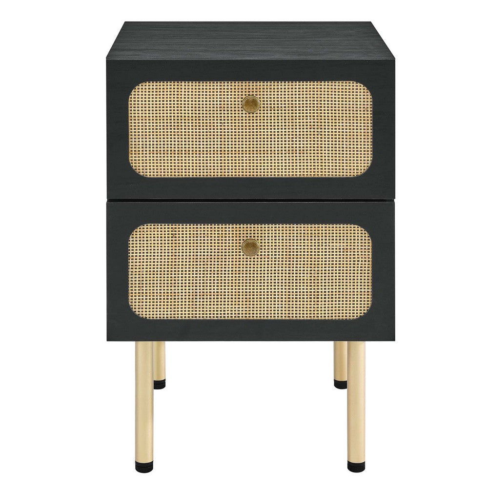 Chaucer 2-Drawer Nightstand by Modway| Black