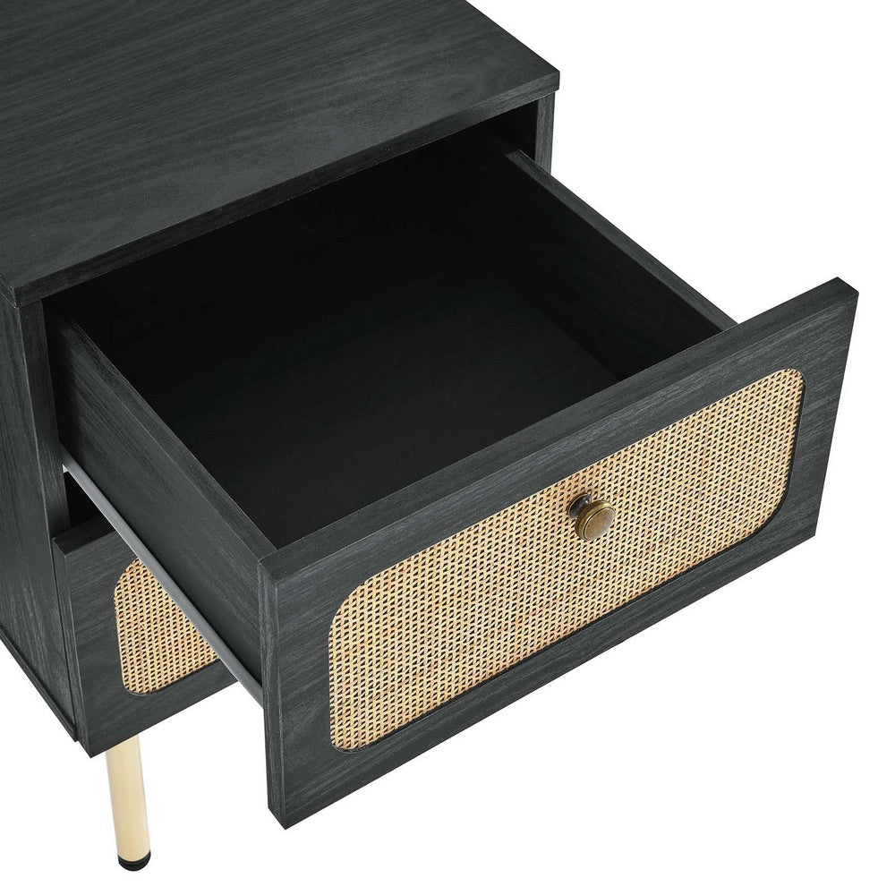 Chaucer 2-Drawer Nightstand by Modway| Black