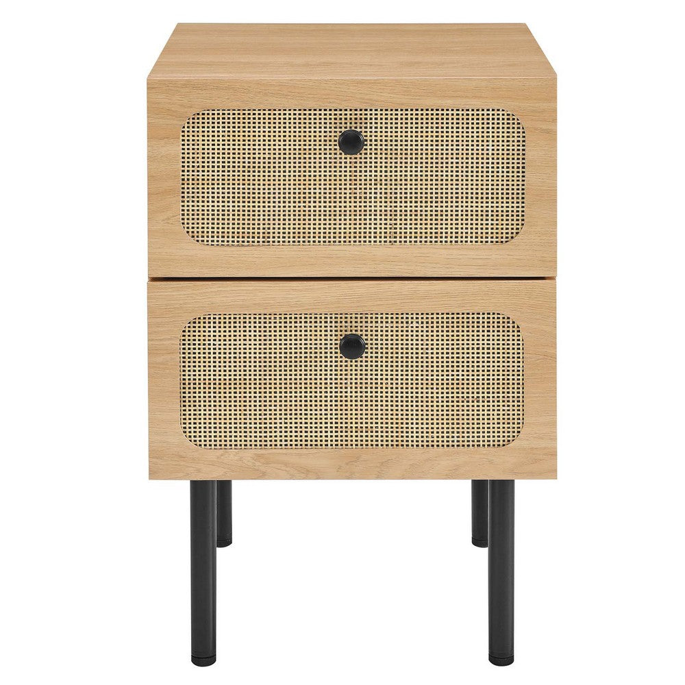 Chaucer 2-Drawer Nightstand by Modway| Brown