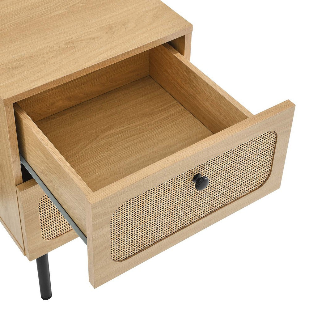 Chaucer 2-Drawer Nightstand by Modway| Brown