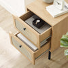 Chaucer 2-Drawer Nightstand by Modway| Brown