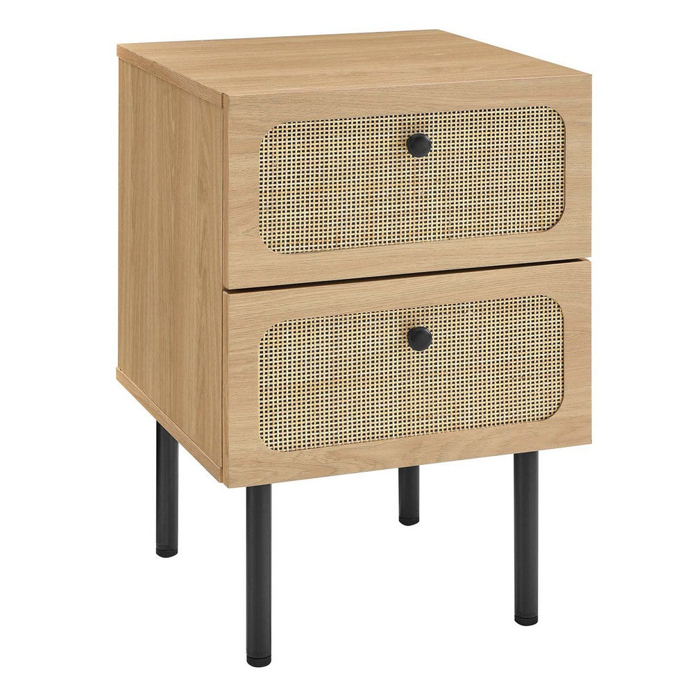 Chaucer 2-Drawer Nightstand by Modway| Brown