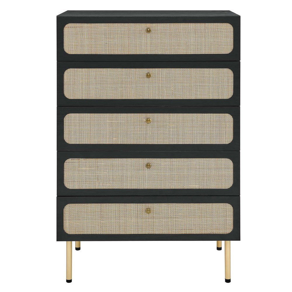 Chaucer 5-Drawer Chest by Modway| Black