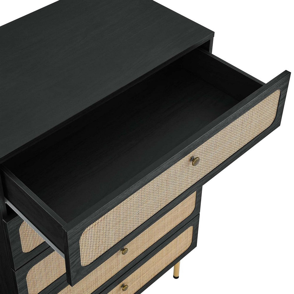 Chaucer 5-Drawer Chest by Modway| Black