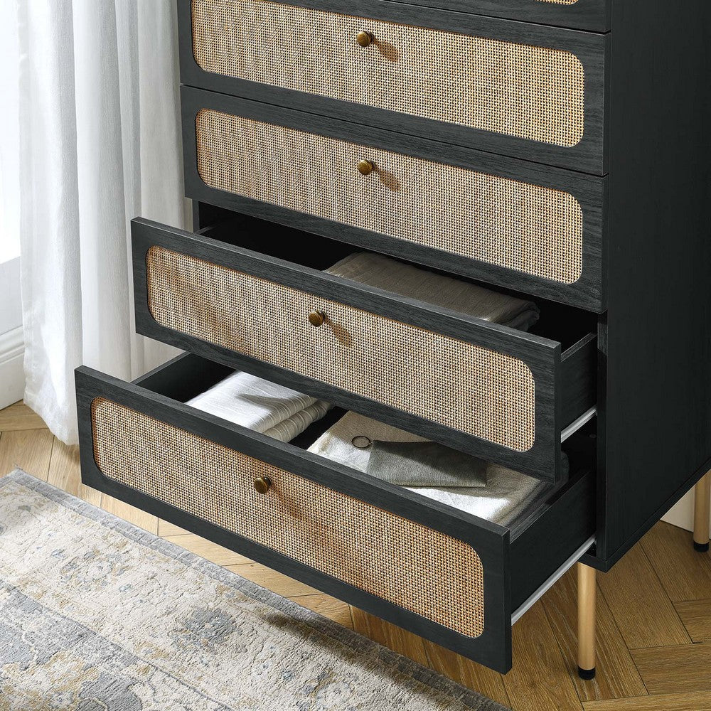 Chaucer 5-Drawer Chest by Modway| Black