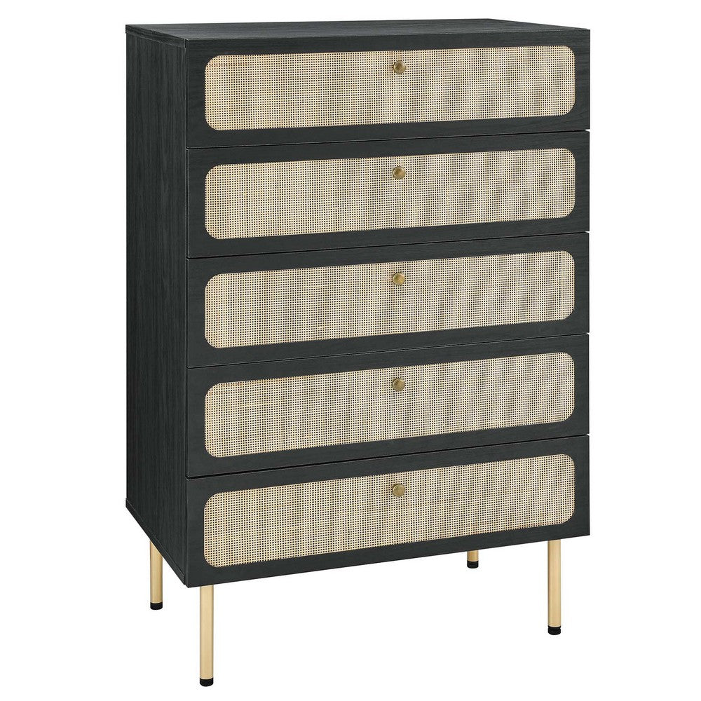 Chaucer 5-Drawer Chest by Modway| Black